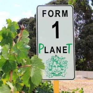 Form one Organic brandy sign - Harris Organic